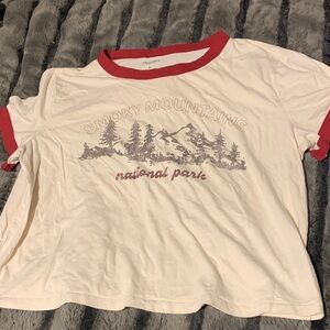 #392 Red and White Kids Graphic T-Shirt